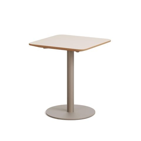 Guamba Sehpa Kaşmir Laminat Tabla Sandy Gri Metal Ayak