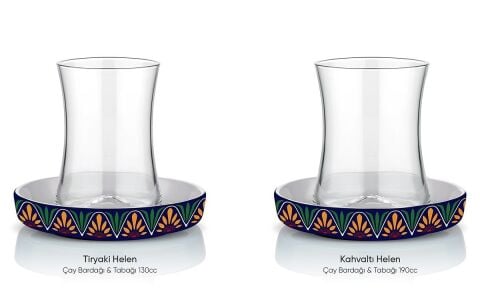 İstanbul Tiryaki Helen Çay Bardağı Seti 6 lı