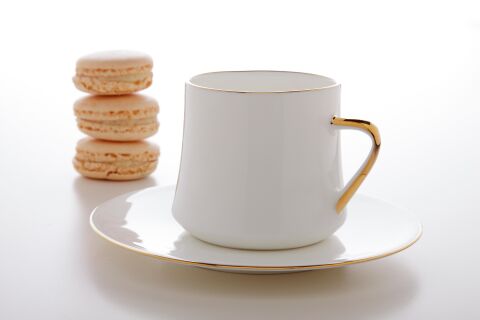 Sufi Çay/Kahve Fincanı Seti 6 lı Set Altın