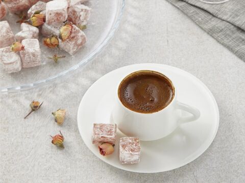 Sufi Türk Kahve Fincanı 6 lı Set Sade