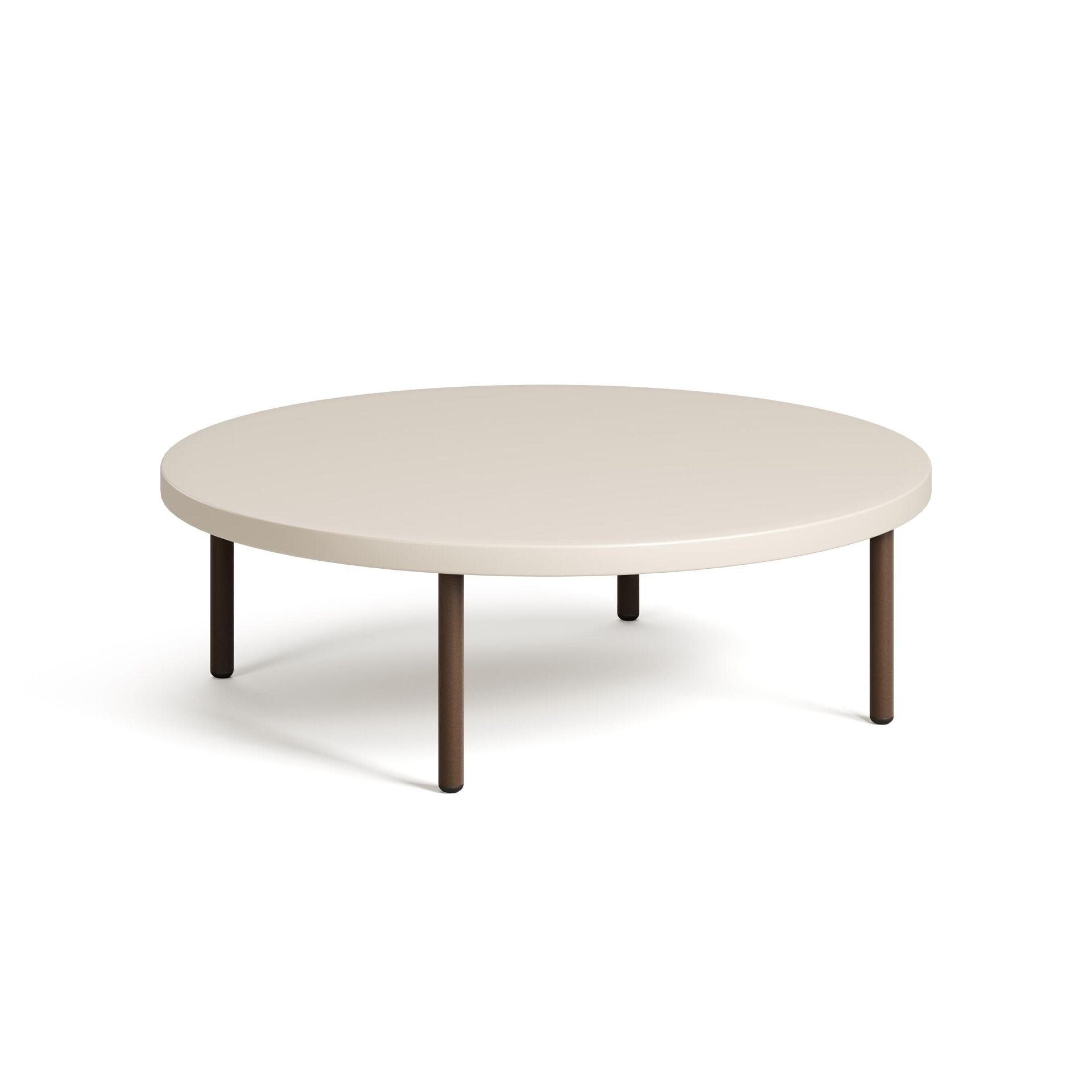 Line Sehpa Kaşmir Melamin Tabla Metalik Kahve Ayak 80x80x24,5 cm