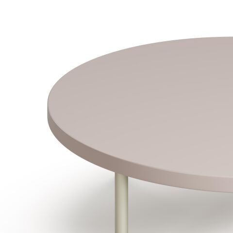 Line Sehpa Granit Melamin Tabla Gri Ayak 80x80x24,5 cm
