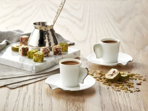 Kaffa Türk Kahve Fincanı Seti 2 lı Sade