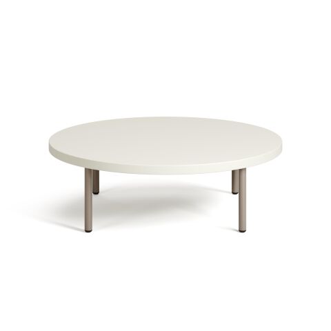 Line Sehpa Bony Melamin Tabla Sandy Gri Ayak 80x80x24,5 cm