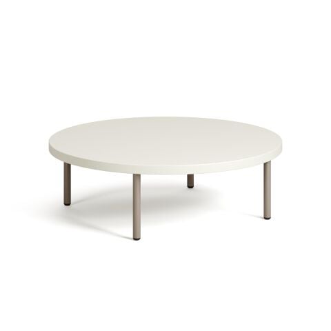 Line Sehpa Bony Melamin Tabla Sandy Gri Ayak 80x80x24,5 cm