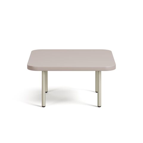 Line Sehpa Kaşmir Melamin Tabla Metalik Kahve Ayak 60x60x29,5 cm