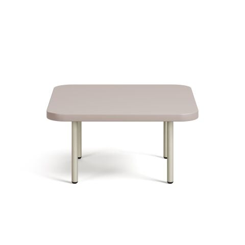Line Sehpa Kaşmir Melamin Tabla Metalik Kahve Ayak 60x60x29,5 cm