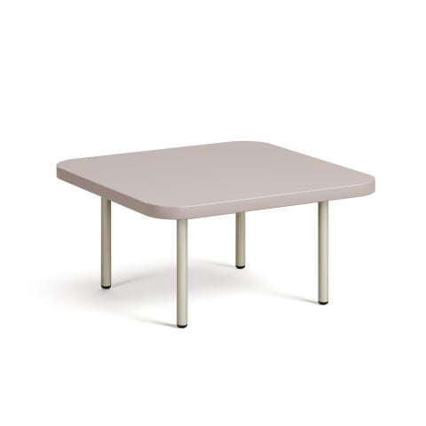 Line Sehpa Kaşmir Melamin Tabla Metalik Kahve Ayak 60x60x29,5 cm