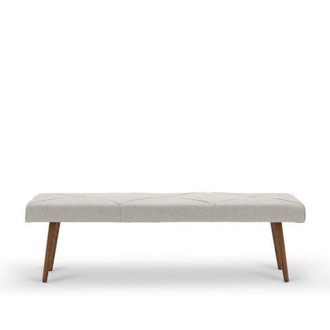 Mouse Puf 160X40 H48 (Fitil 6004) - Smoked Meşe Ayak Mega Fk Col07 Açık Bej