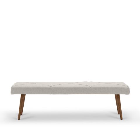 Mouse Puf 160X40 H48 (Fitil 6004) - Smoked Meşe Ayak Mega Fk Col07 Açık Bej