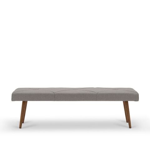 Mouse Puf 160X40 H48 (Fitil 6004) - Smoked Meşe Ayak Mega Fk Col13 Gri