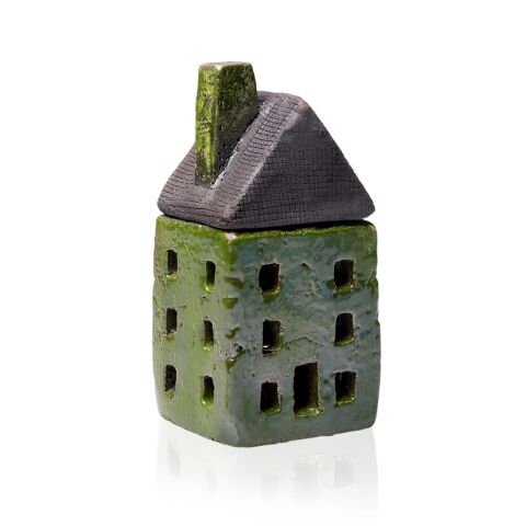 RAKU Seramik Ev 3K 2P Yeşil