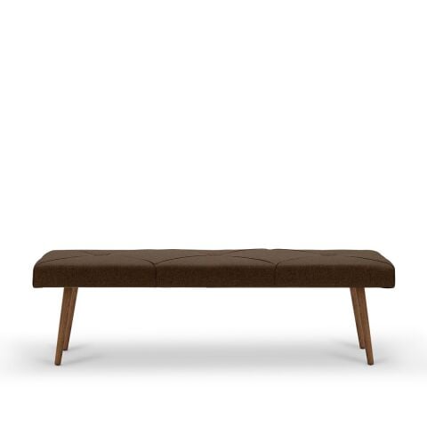 Mouse Puf 160X40 H48 (Fitil 6004) - Smoked Meşe Ayak Mega Fk Col69 Camel