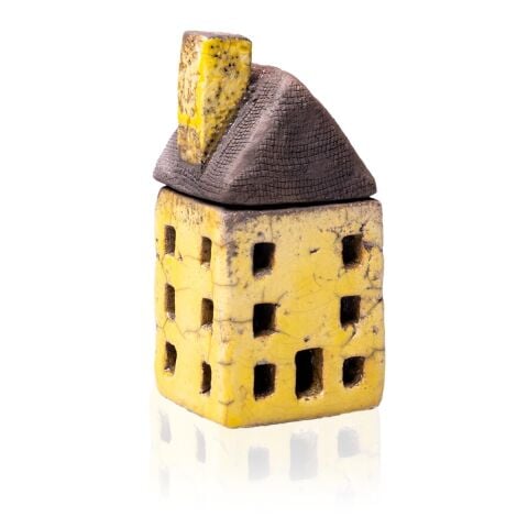 RAKU Seramik Ev 3K 2P Sarı