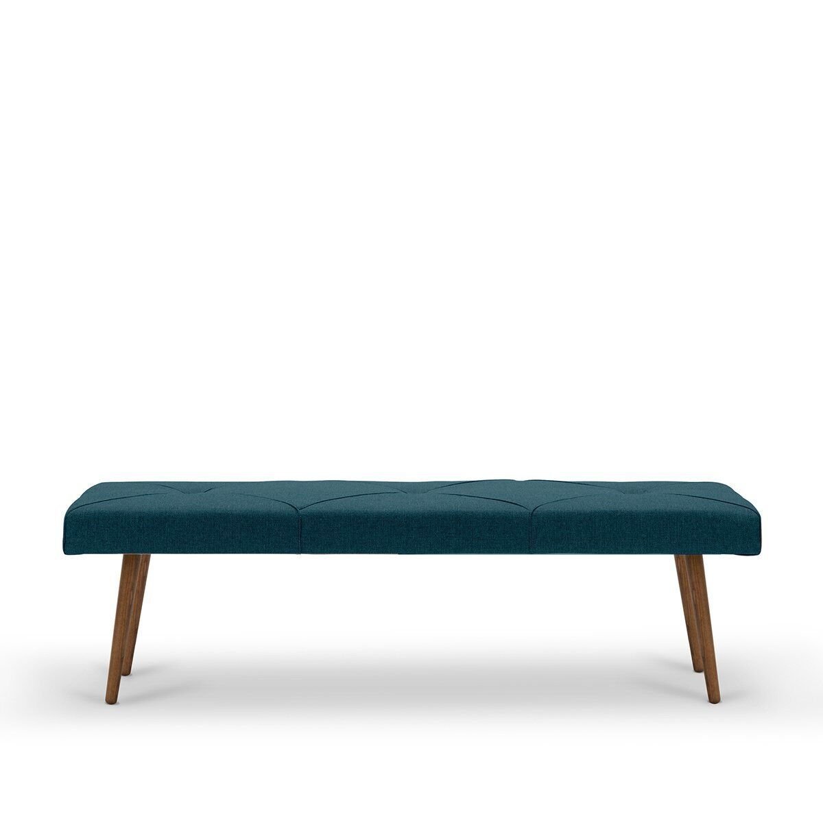 Mouse Puf 160X40 H48 (Fitil 6004) - Smoked Meşe Ayak Mega Fk Col83 Mavi Bej