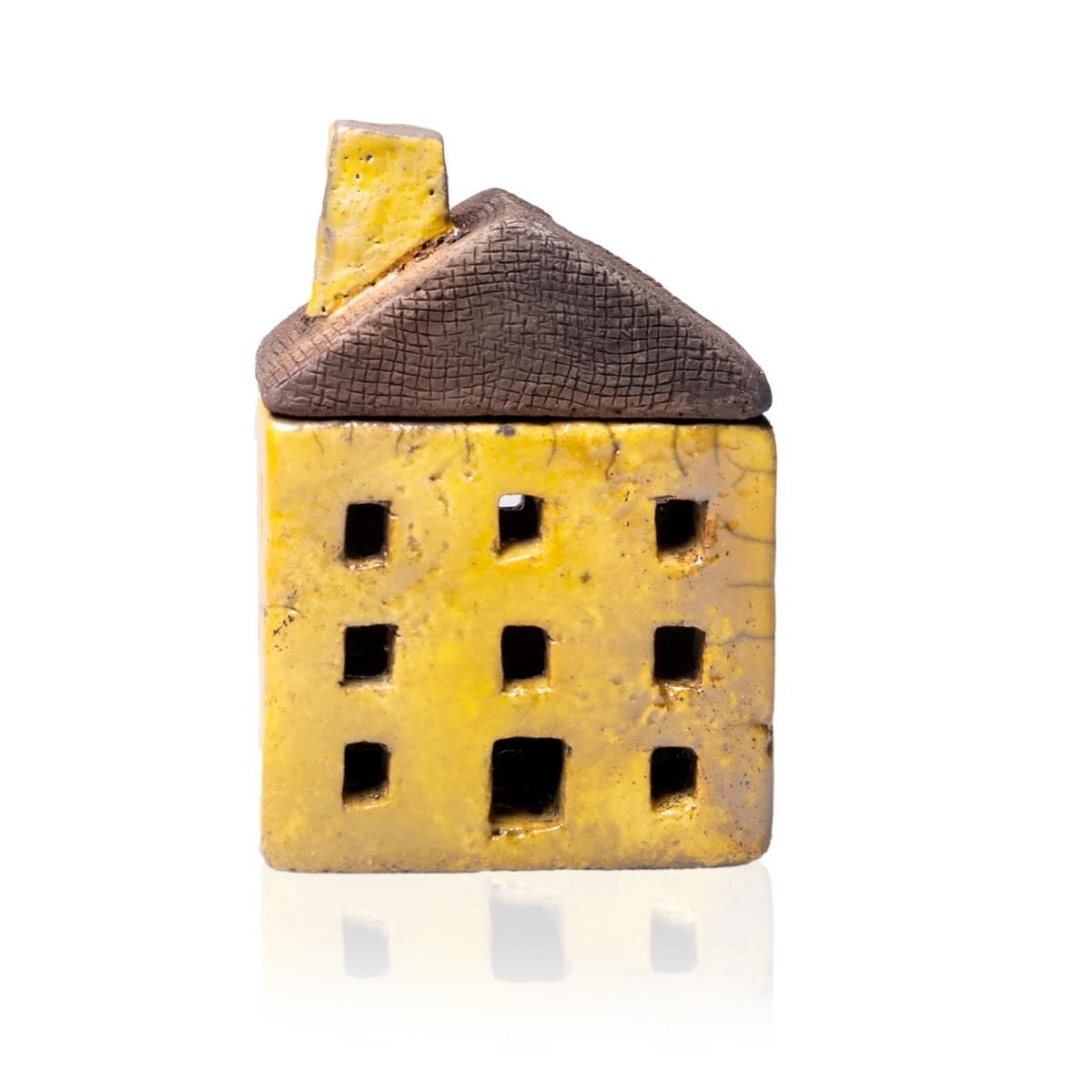 RAKU Seramik Ev 3K 2P Sarı