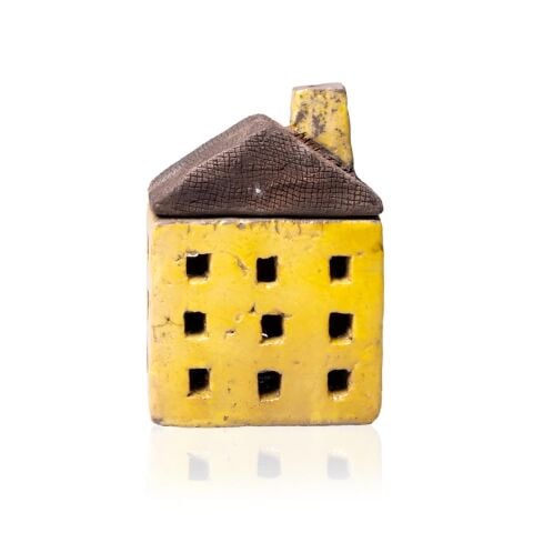 RAKU Seramik Ev 3K 2P Sarı