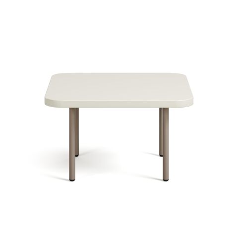 Line Sehpa Bony Melamin Tabla Sandy Gri Ayak 60x60x34 cm