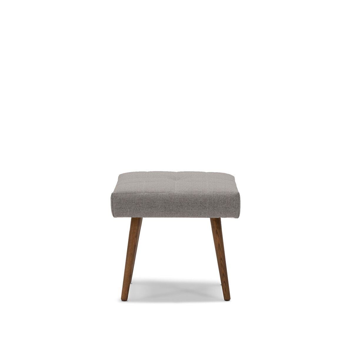 Mickey 50X50 Puf Smoked Meşe Ayak Mega Fk Col13 Gri