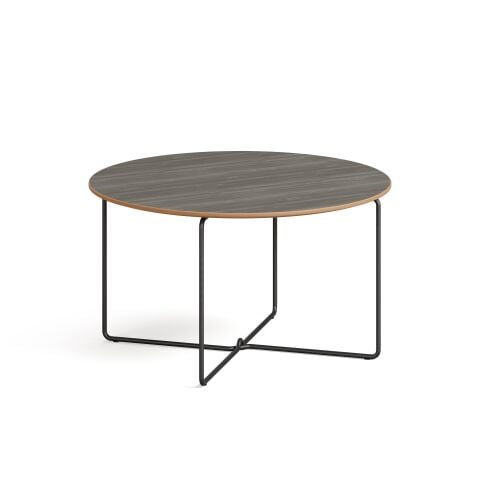Perge Sehpa Cabana Laminat Tabla Metalik Antrasit Ayak 80x80x45 cm