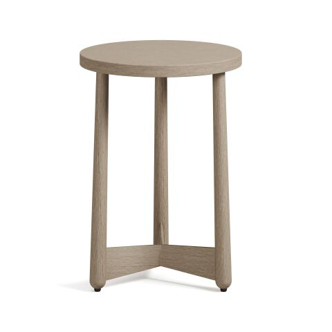 Stilos Sehpa Cardinal Kaplama Tabla Masif Ayak 42x42x59 cm