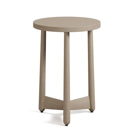 Stilos Sehpa Cardinal Kaplama Tabla Masif Ayak 42x42x59 cm