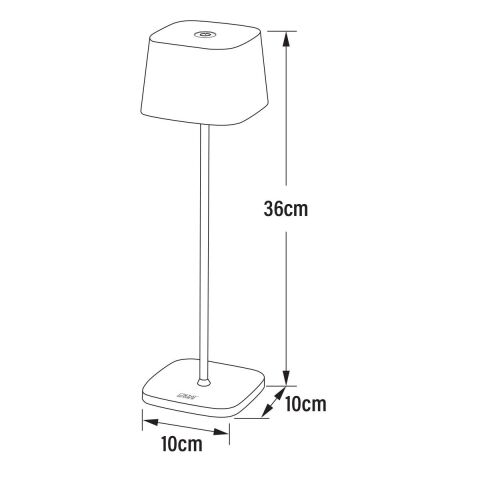 WO CAPRİ MASA LAMBASI USB BEYAZ