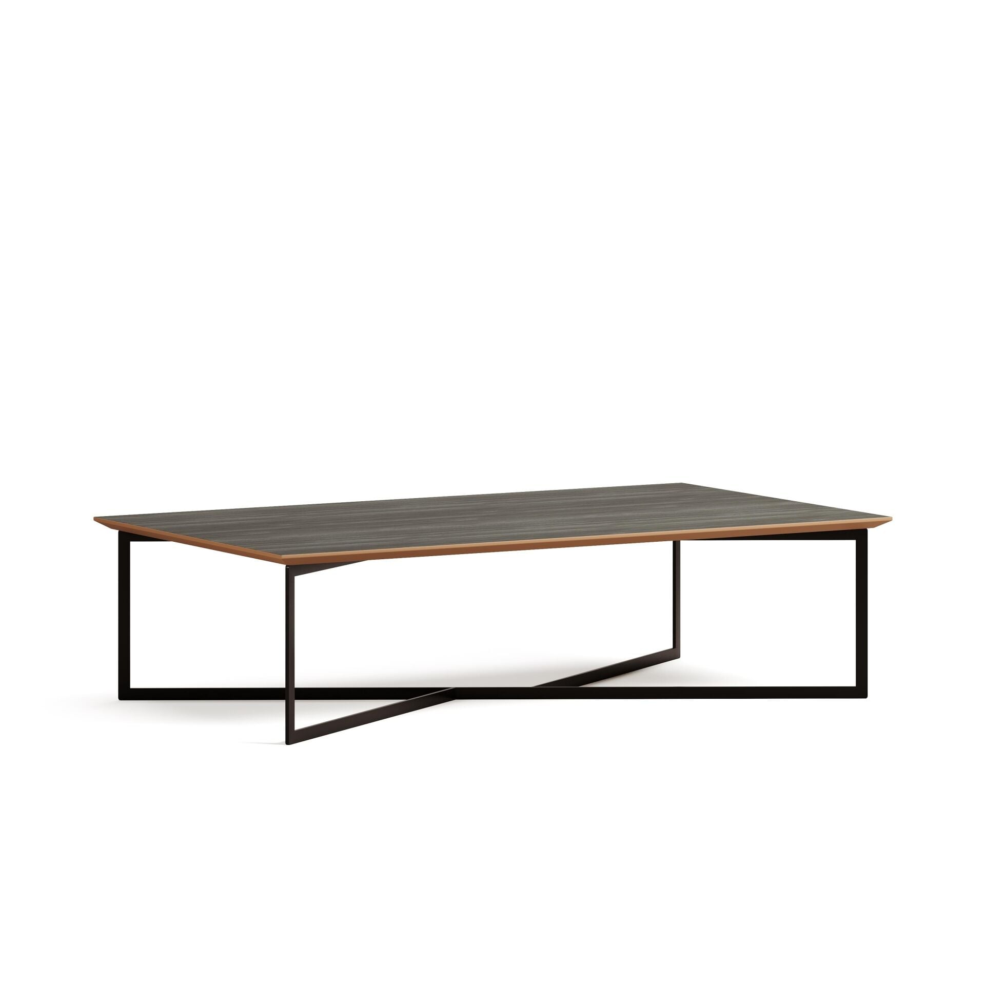 Terna Sehpa Cabana Laminat Tabla Mat Siyah Vernik Ayak 140x80x38 cm