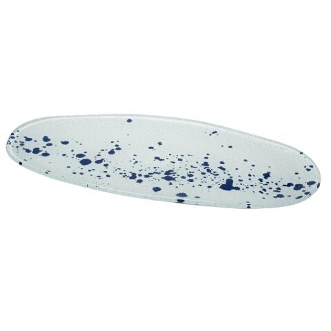 Cam Oval Tabak 16x32 Cm