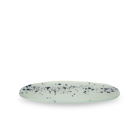 Cam Oval Tabak 16x32 Cm