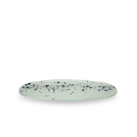Cam Oval Tabak 16x32 Cm