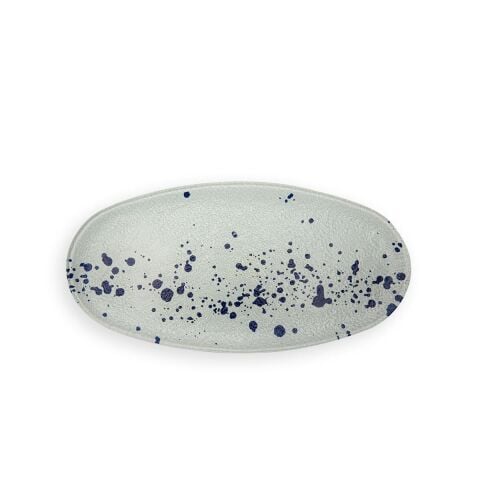 Cam Oval Tabak 16x32 Cm