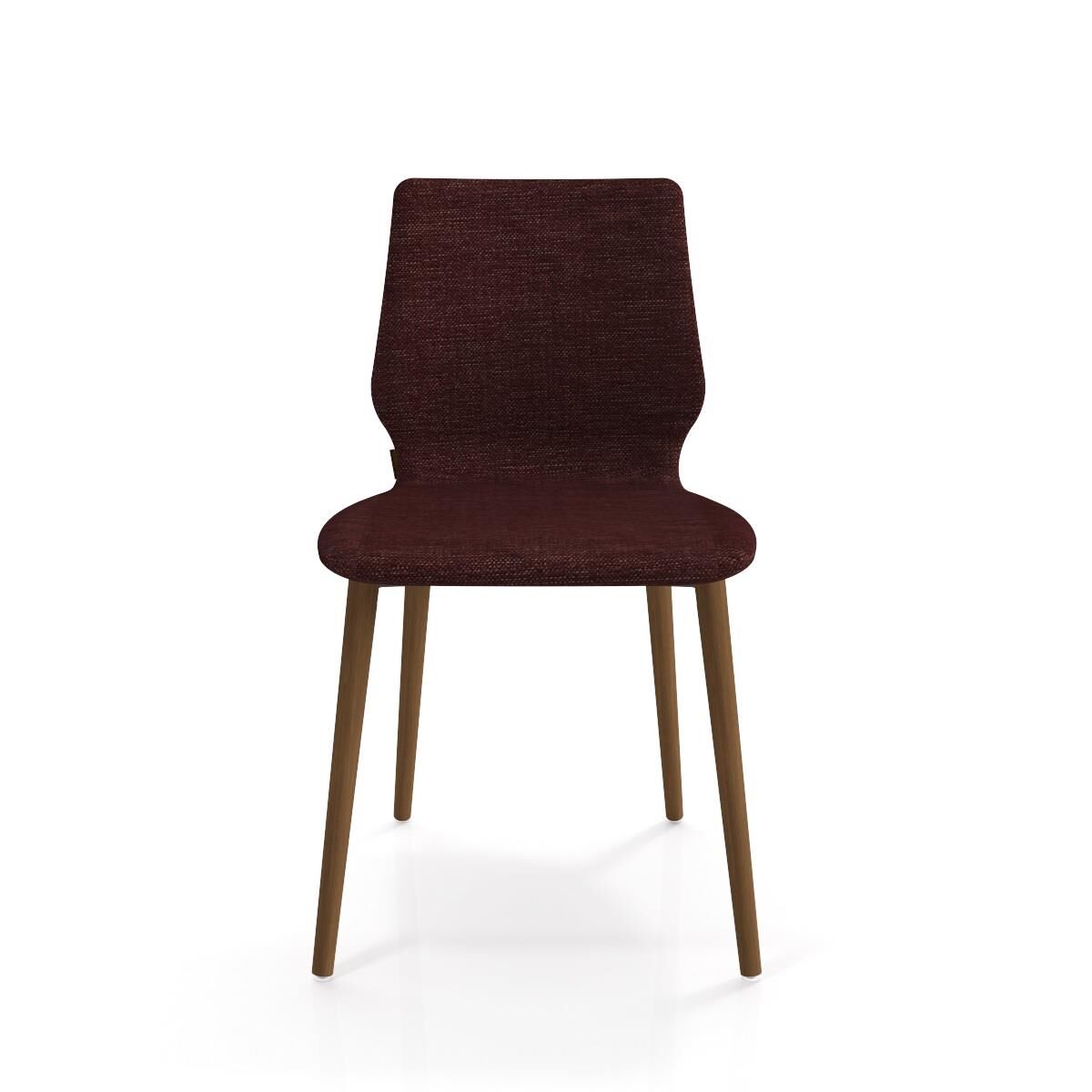 Asanda Sandalye Smoked Meşe Ayak Armoni 454 Bordo