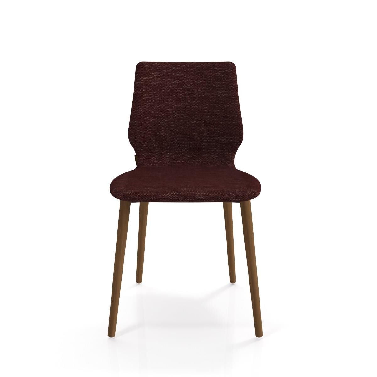 Asanda Sandalye Smoked Meşe Ayak Armoni 454 Bordo