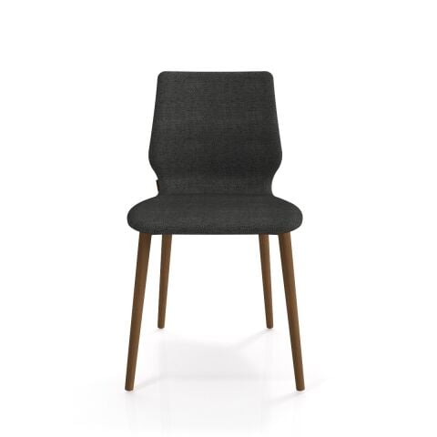 Asanda Sandalye Smoked Meşe Ayak Polo 912 Antrasit