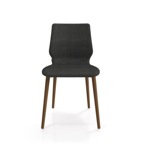 Asanda Sandalye Smoked Meşe Ayak Polo 912 Antrasit