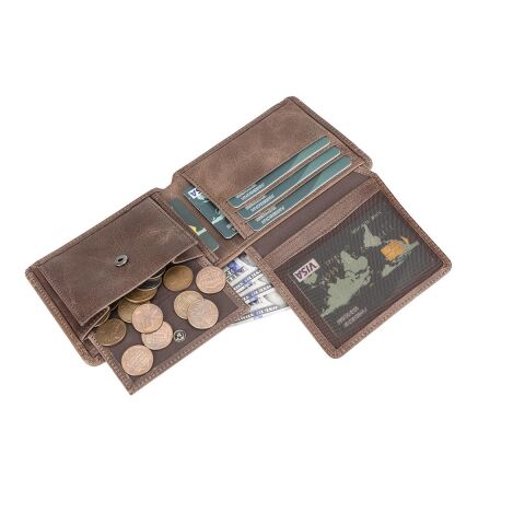 Ben Wallet Erkek Cüzdanı Kahverengi
