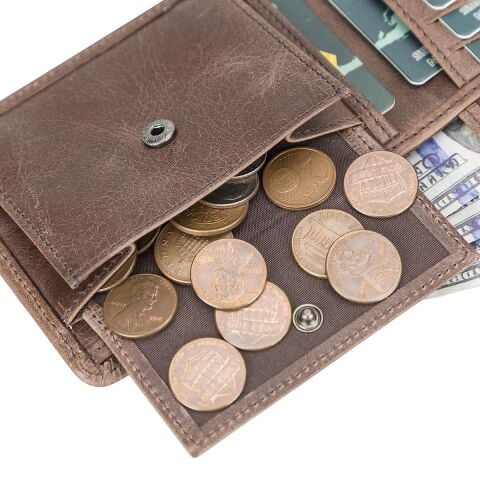 Ben Wallet Erkek Cüzdanı Kahverengi