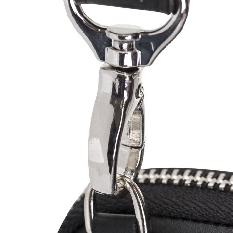 Nino Deri Çapraz Askılı Çanta Siyah