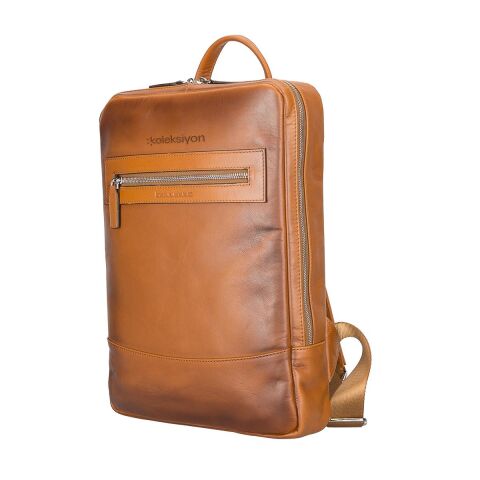 Marlow Deri Sırt Çantası Kahverengi