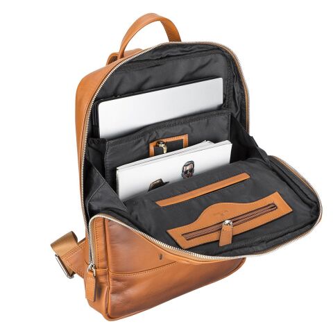 Marlow Deri Sırt Çantası Kahverengi