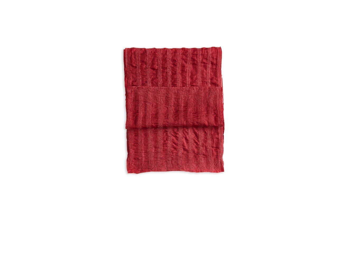 Kaşmir Durul 2 İpek Atkı Kırmızı 36X180 Cm