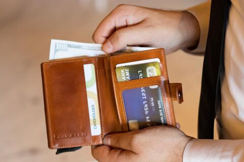 Palermo Zip Mekanik Deri Kartlık Taba -RST2EF