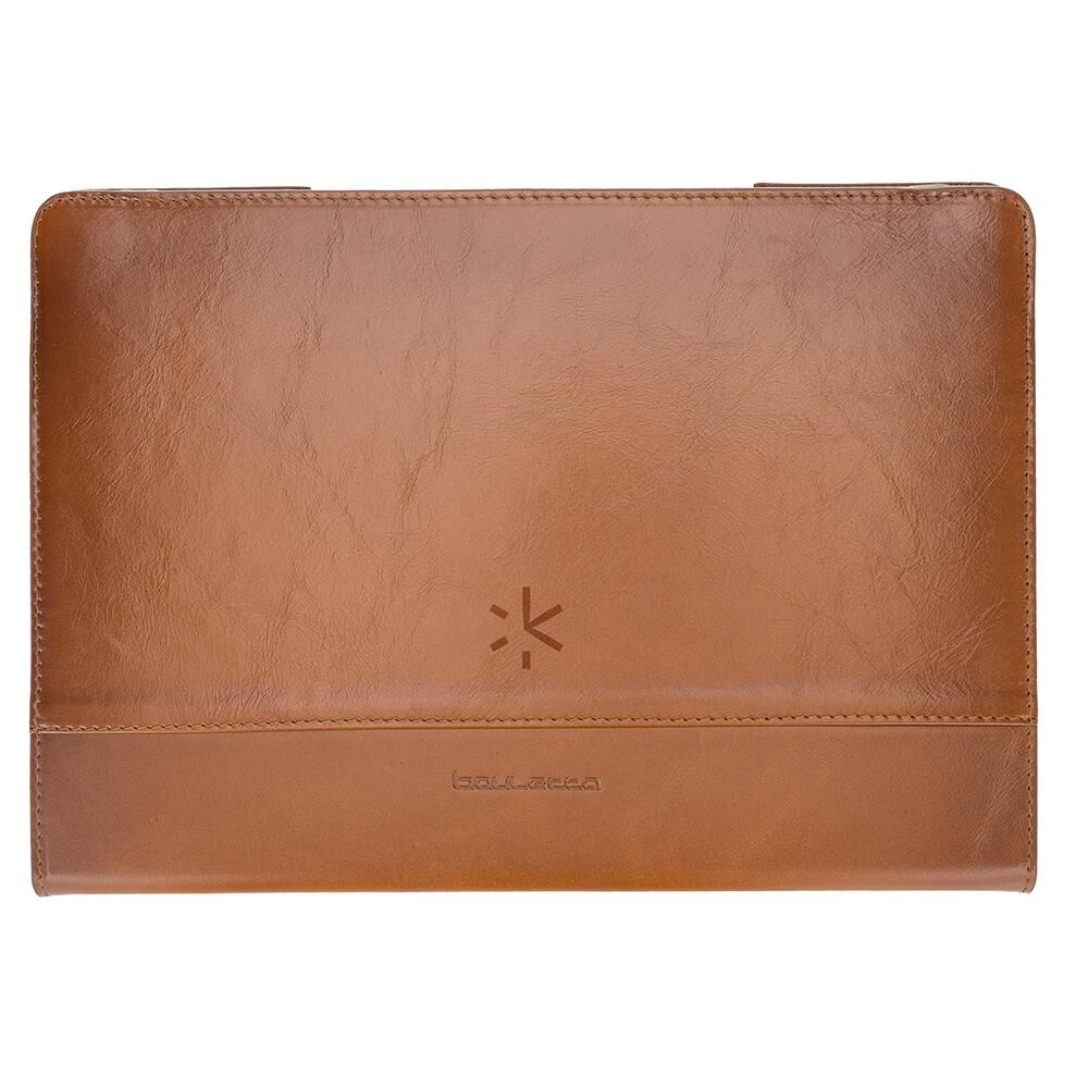 MacBook/Dizüstü Bilgisayarlar için Chester Deri Kılıf Taba