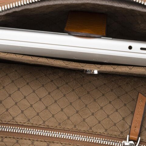 Molde Deri Laptop&Sırt Çantası Taba