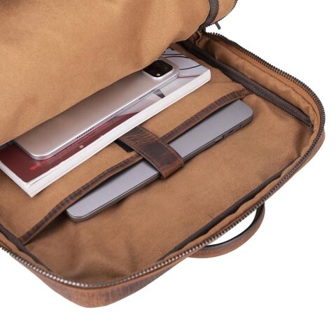 Hidden Castle Laptop Sırt Çantası Kahve