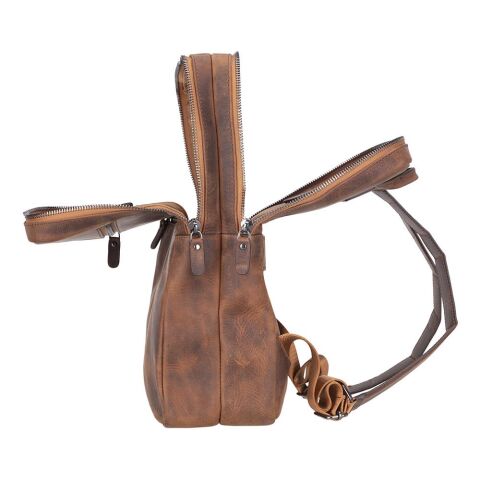 Hidden Castle Laptop Sırt Çantası Kahve