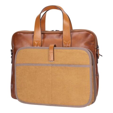 Thasos Laptop Sırt&El Çantası Taba