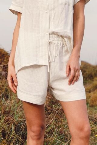 NATURA KADIN ŞORT, Renk:BEJBeden:L-XL