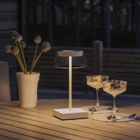 WO SCİLLA MASA LAMBASI USB BEYAZ